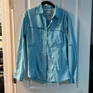 Long sleeve button up fishing pfg